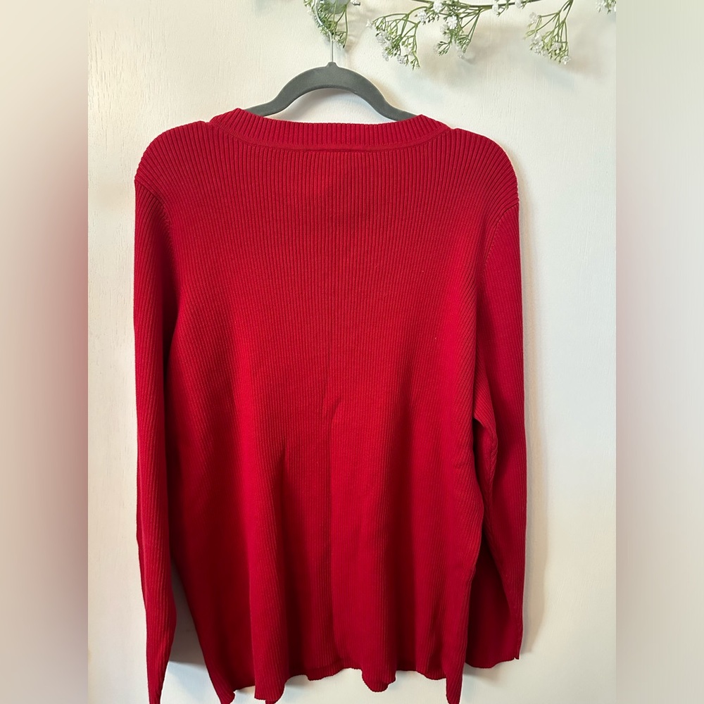 Venezia | Vneck Ribbed Sweater - Picture 4 of 4